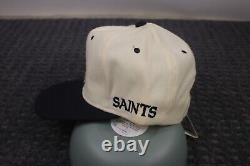 Vintage New Orleans Saints Hat Cap Starter Wool The Natural NFL Snap Back