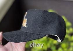 Vintage New Orleans Saints Hat Starter Plain Logo Snapback 1st Gen White Tag