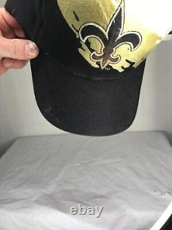 Vintage New Orleans Saints Logo Athletic Color Splash Pro Line wool snapbac hat