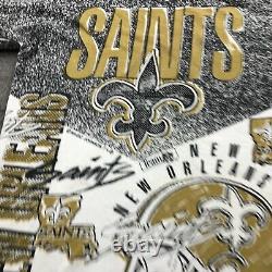 Vintage New Orleans Saints Shirt Mens Large Magic Johnson Ts All Over Print 90s