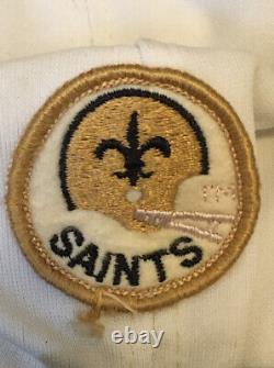 Vintage New Orleans Saints Snapback Sports Hat Cap 70s Embroidered Patch Rope