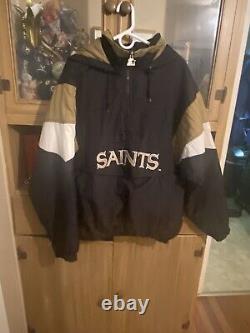 Vintage New Orleans Saints Starter Jacket Size Large