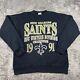 Vintage New Orleans Saints Sweater Men Extra Large Xl 1991 Nfc Champions Rare