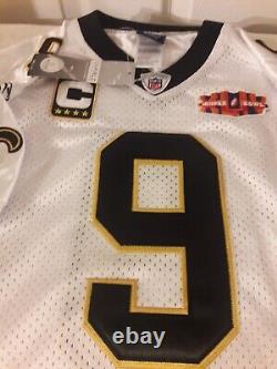 Vintage Nwt Drew Brees New Orleans Saints Reebok Onfield NFL Jersey Youth Small