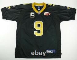 Vintage Reebok New Orleans Saints Drew Brees Football Jersey Size Men's 44