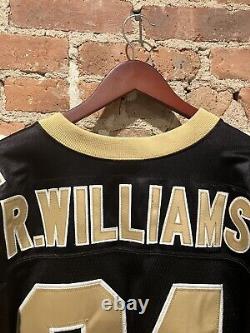 Vintage Reebok Pro Cut New Orleans Saints Ricky Williams Jersey Helmet Tag 52