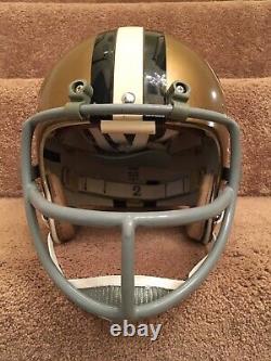 Vintage Riddell Kra-Lite TK Football Helmet 1973 New Orleans Saints Abramowicz