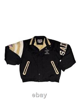 Vintage Starter New Orleans Saints Jacket Size Large 90s Vtg NFL Football