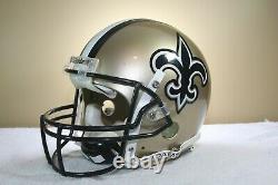 Vtg 1993 New Orleans Saints Riddell Display Football Helmet Adams Chinstrap 114