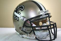 Vtg Custom Game Style Riddell VSR4 NEW ORLEANS SAINTS Used Football Helmet 126