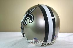 Vtg Custom Game Style Riddell VSR4 NEW ORLEANS SAINTS Used Football Helmet 126