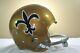 Vtg New Orleans Saints Style Suspension Rk Reproduction Football Helmet 1960's