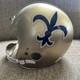 Vtg Riddell L Helmet New Orleans Saints Display Gold Nfl Nfc South