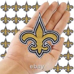 Wholesale LA New Orleans Saints Football Logo Size 3.0x3.5 Sew Iron on Patches