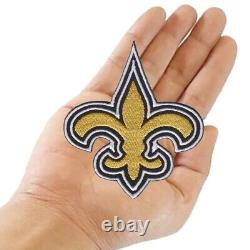 Wholesale LA New Orleans Saints Football Logo Size 3.0x3.5 Sew Iron on Patches