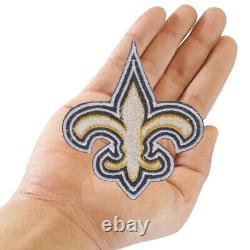 Wholesale Lot New Orleans Saints Nation Logo Size 3.0x3.5 Iron On Patches