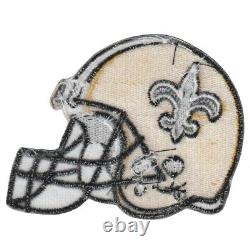 Wholesale New Orleans Saints Helmet Logo Size 3.3x2.5 Sew Iron On Patches