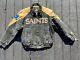 Y2k New Orleans Saints Suede Jacket. Size Xl. Nwt