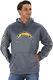 Zubaz Officially Licensed Nfl Men's Pullover Hoodie, Gray